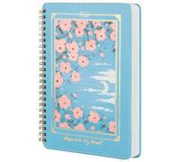 MGGAO Cuaderno Espiral para Mujeres, A5 Cuadernos Duraderos con Tapa Dura
