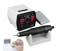 MGHRUE Pulidora con Micromotor De Pieza De Mano De 50 K RPM, Micromotor Eléctrico, Máquina Pulidora con Control De Velocidad De Pedal, Mini Amoladora para Joyería, Cerámica, Tallado En Madera