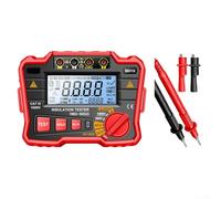 MH16 Medidor digital de resistencia de aislamiento con opciones de salida de 500V 1000V 2500V y selección manual de rango para mediciones