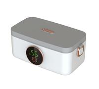 MHADBKH Lonchera eléctrica portátil recargable por USB, 1000 ml, 16000 mAh, contenedor de aislamiento de alimentos, calentadores eléctricos de alimentos para coche y camión