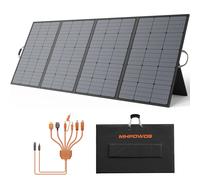 MHPOWOS 400W 220W 110W Panel solar portátil liviano, panel solar plegable para actividades al aire libre, IP67 impermeable para RV 110W solar panel