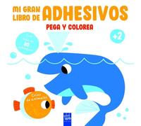 Mi gran libro de adhesivos pega y colorea. Crías de animales