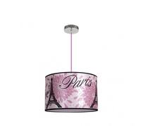 Mi lampara - aplique eiffel plata 1xe27 18x30 d
