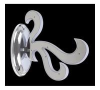 Mi lampara - aplique led aire 1 l cromo 6w 420lm 4000k 32x13,5x30