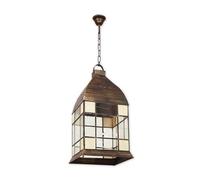 Mi lampara - plafon grande mudejar 2xe27 beis (10x25x25)