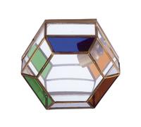 Mi lampara - sobremesa curvo niquel 1l culipa peq lila 34x13