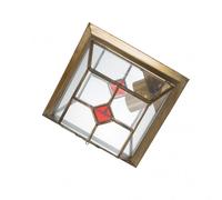 Mi lampara - sobremesa curvo niquel 1l culipa peq rojo 34x13