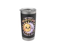Mi primer eclipse solar 12 de agosto de 2026 Vaso térmico de acero inoxidable de doble pared