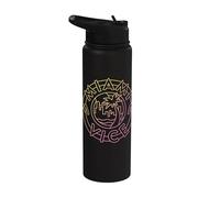 Miami Vice Neon Airbrush Palm Tree Stainless Steel Insulated Water Bottle
