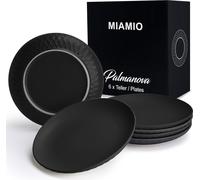 MIAMIO - Juego de 6 platos Palmanova (, 20,5 cm), colección de cerámica