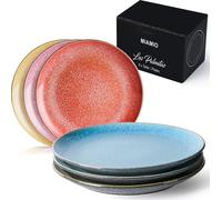 MIAMIO, juego de platos llanos para 6 personas, 21 cm - Colección Las Palmitas
