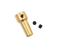 MIAOSHE Acoplamiento de mandril de taladro eléctrico, accesorio de 3,17mm, abrazadera de latón, acoplador del eje del Motor, 1 ud. Manguito de eje