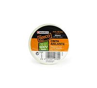 MIARCO 10780 - Cinta aislante de PVC Miarco Brico Blanco 19mm x 20m