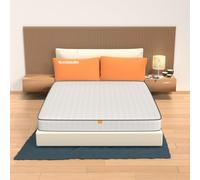miasuite i sogni italiani Sencillo Colchón Matrimonial 160x200, Alto 15 cm Ortopédico con Dispositivo Médico, Memoria Espuma da 2 cm, a 9 Zona e Losa en Aguaespuma 12 cm, Blanco