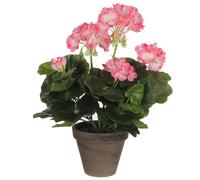 Mica decorations large 950219 flores, geranium grandes, multicolor, on