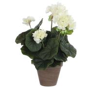 Mica decorations large 975165 flores, geranium grandes, beige, cloruro