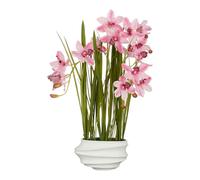 Mica decorations planta decorativa cymbidium poliéster orquídea 81 x