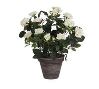 Mica decorations rosal artificial en maceta stan - al33 x Ø25 cm - bl