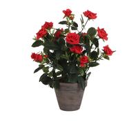 Mica decorations rosal artificial en maceta stan - al33 x Ø25 cm - ro