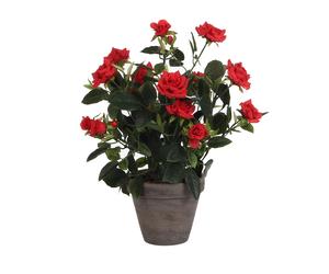 Mica decorations rosal artificial en maceta stan - al33 x Ø25 cm - ro