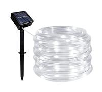Micacorn Manguera Luces Solar, Solar Luces Exterior 10 Metro 8 Modos 100 LED Manguera Iluminación de Impermeables para Piscina Fiestas Jardines Bodas Decoración Navideña