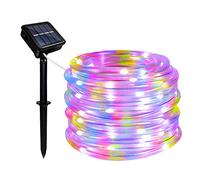 Micacorn Manguera Luces Solar, Solar Luces Exterior 10 Metro 8 Modos 100 LED Manguera Iluminación de Impermeables para Piscina Fiestas Jardines Bodas Decoración Navideña