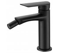 Mice - Grifo monomando de bidé para Agua Fría y Caliente, Griferia Baño Clásico, Mezclador Monomando para bidet - Griferia de WC baño Negro mate BDG040-2NG