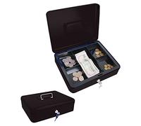 MICEL Caja de caudales CFC09 M13402 – Acero Negro 30 x 24 x 9 cm