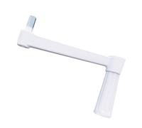 MICEL Manivela para torno de persiana 90095 – Acero, carga máx. 40 kg, blanco 140×75×20 mm