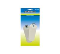 MICEL - 91781 - Tope para persiana enrollable, 2 unidades, incluye tornillo de metal de métrica 6, de Plástico Marfil, 60 x 20 mm.