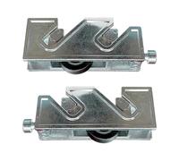 MICEL - 92226 - Rodamiento Regulable para Ventana Corredera Cortizo 5200, con Carcasa Metálica y Rueda, Pack de 2 Unidades, en Zamak, acabado Zincado, 72 x 20 x 28 mm