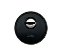 MICEL - 97935 - Escudo de Seguridad para Cerraduras de Puertas, acabado Negro, Diámetro ø 63 mm, Grosor 13 mm, 63 x 63 x 13 mm