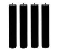 MICEL Patas para somier – Juego 4 pzas Tapiflex 50 mm – Negro