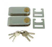 Micel Kit de 2 Candados Reja Ballesta CN16 con 3 Llaves