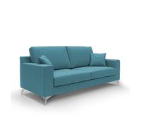 Michael canapé de tela impermeable y antimanchas 166 cm azul claro
