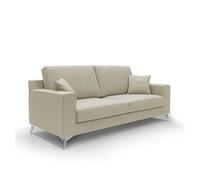 Michael canapé de tela impermeable y antimanchas 206 cm beige