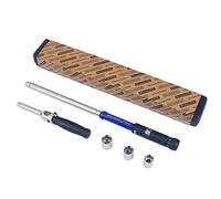 MichaelPro MP001002 - Llave dinamométrica de clic - 1/2 pulgada Dr con 3 enchufes (11/16", 3/4", 13/16" / 17-19-21 mm) con microajuste preciso - 2 en 1 con llave de lengüeta para automóviles y cambio