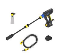 Michelin Hidrolimpiadora Portátil MPX 250EDS | Batteria Recargable (18V) incluida | para Vehículos y Automóviles | con Boquilla 4 en 1 Multiuso | con Sistema de Doble Velocidad
