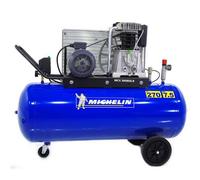 Michelin MCX 300 858 - Compresor de aire eléctrico trifásico de correa - Motor 7.5 HP - 270 L