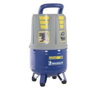 Michelin MVX 24 - Compresor de aire eléctrico portátil monofásico, sin aceite - Motor 1.5 HP - 24 L
