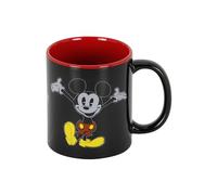 Mickey Mouse Face-Taza, Negro, 13 x 9.5 cm