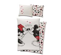 Mickey Mouse Funda de Edredón & Europeo Almohada Individual Algodón Amor Minnie