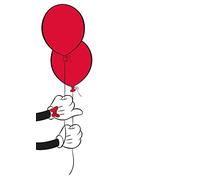 Mickey Mouse Globo - Tamaño: 50 x 70 cm - Comar - Póster de pared - Póster artístico (sin marco) - Disney