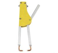 Micpointik Alicates de soldadura de metal para reparaciones de bricolaje, diseño ergonómico con presión ajustable, adecuada para chapa de acero de 1 + 1 mm, herramienta de soldadura de 123 mm