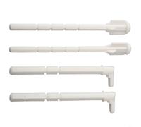 Micpointik Barra de accionamiento para botón de descarga Geberit 241.874.001, juego de barras de presión compatibles con UP320 y placas Sigma01/20/50, 140 mm, color blanco