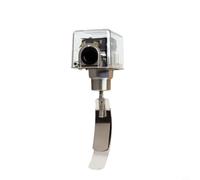 Micpointik Interruptor de flujo de paleta HFS-15/20/25 de ABS resistente, ± 1% de precisión para control de calidad del agua en HVAC e industria, 0-100 °C, máx. 10 bares (HFS-20)