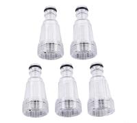 Micpointik Paquete de 5 filtros de agua transparentes para hidrolimpiadora Karcher K2-K7, G3/4, entrada de 25 mm, accesorios para hidrolimpiadora de alta presión, máx. 175 PSI, 140 °F