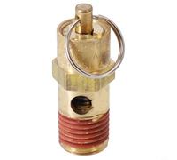 Micpointik Válvula de seguridad para compresor de aire 1/4 pulgadas NPT latón 125-270 PSI alivio de presión Tank Off válvula a prueba de explosiones para industria, maquinaria y construcción, 1 pieza