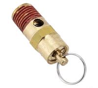 Micpointik Válvula de seguridad para compresor de aire 1/4 pulgadas NPT latón 125-270 PSI alivio de presión Tank Off válvula a prueba de explosiones para industria, maquinaria y construcción, 1 pieza