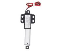 Micro Actuador Lineal, 20N Empuje 50mm Carrera DC 24V Mini Actuador Lineal Eléctrico Protector de Corto Circuito Actuador de Movimiento Eléctrico con Final de Carrera